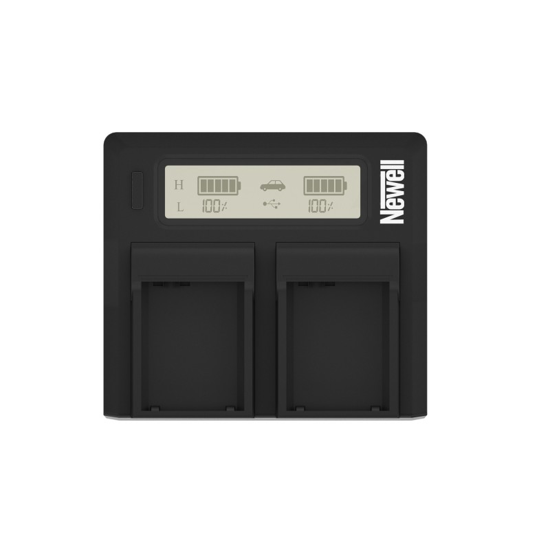 Ładowarka dwukanałowa Newell DC-LCD do akumulatorów DMW-BLF19E - Zdjęcie 3