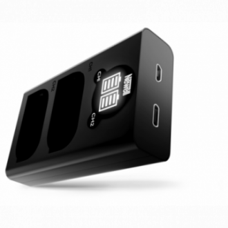 Ładowarka dwukanałowa Newell DL-USB-C do akumulatorów DMW-BLK22 do Panasonic
