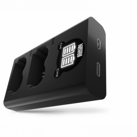 Ładowarka dwukanałowa Newell DL-USB-C do akumulatorów NP-W235 do Fujifilm