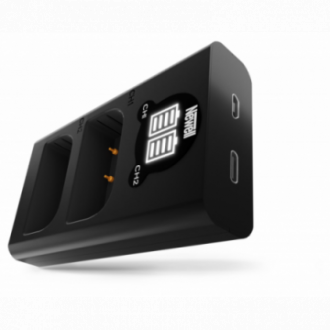 Ładowarka dwukanałowa Newell DL-USB-C do akumulatorów DMW-BLF19 do Panasonic