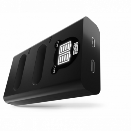 Ładowarka dwukanałowa Newell DL-USB-C do akumulatorów EN-EL23 do Nikon