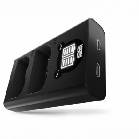 Ładowarka dwukanałowa Newell DL-USB-C do akumulatorów EN-EL3e do Nikon
