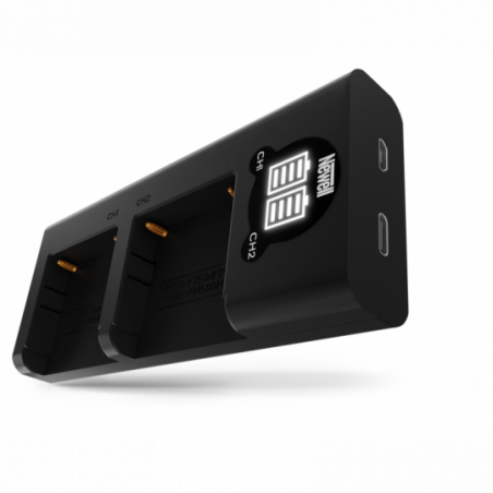 Ładowarka dwukanałowa Newell DL-USB-C do akumulatorów NP-F550/770/970 do Sony