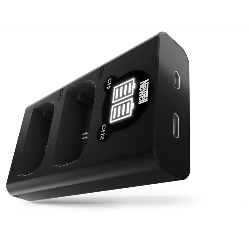 Ładowarka dwukanałowa Newell DL-USB-C do akumulatorów LP-E6 do Canon
