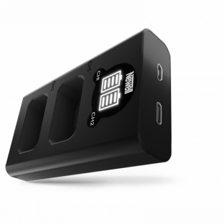 Ładowarka dwukanałowa Newell DL-USB-C do akumulatorów NP-FW50 do Sony