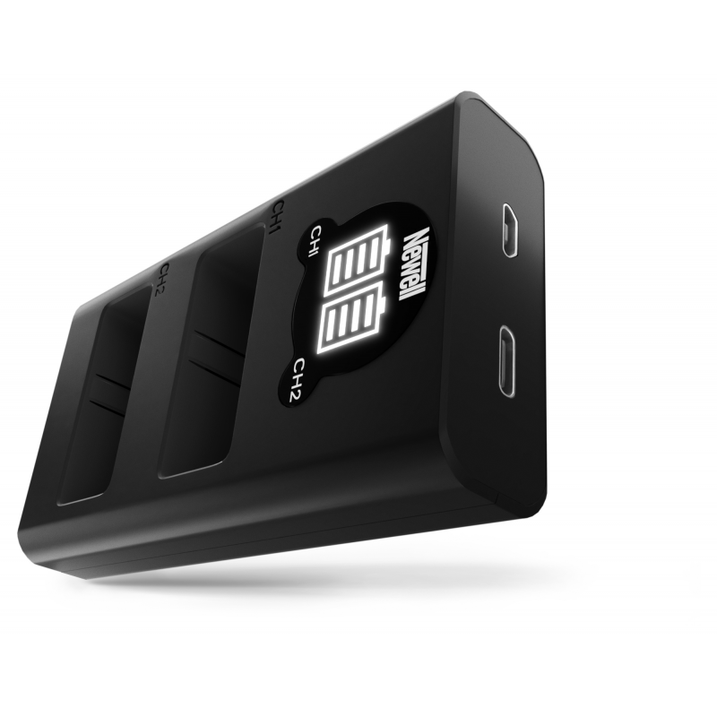 Ładowarka dwukanałowa Newell DL-USB-C do akumulatorów LP-E8 do Canon